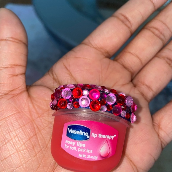 Bling Bedazzle Jewl Vaseline Lip Balm |Rosy Lips | 0.25 oz - Picture 9 of 9